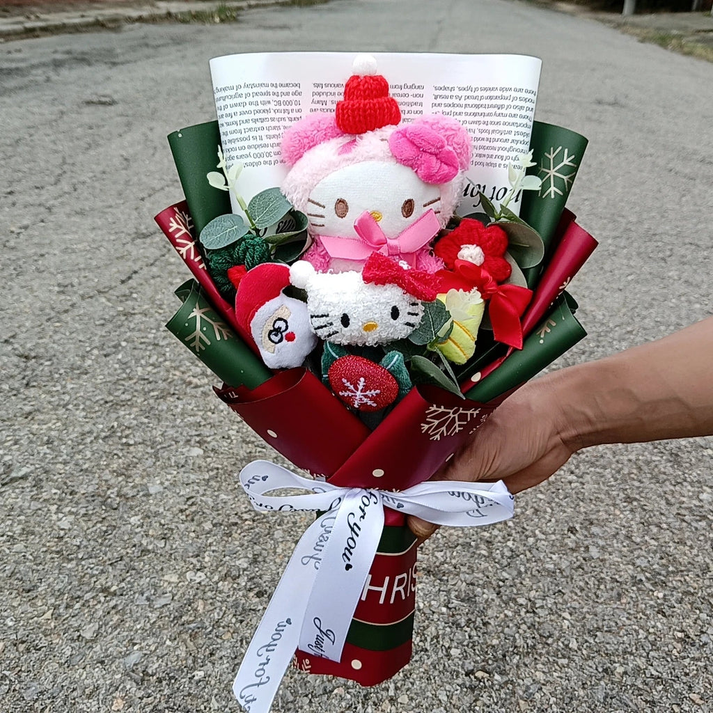 Hello Kitty Heartfelt Plush Rose Bouquet Hello Kitty Store