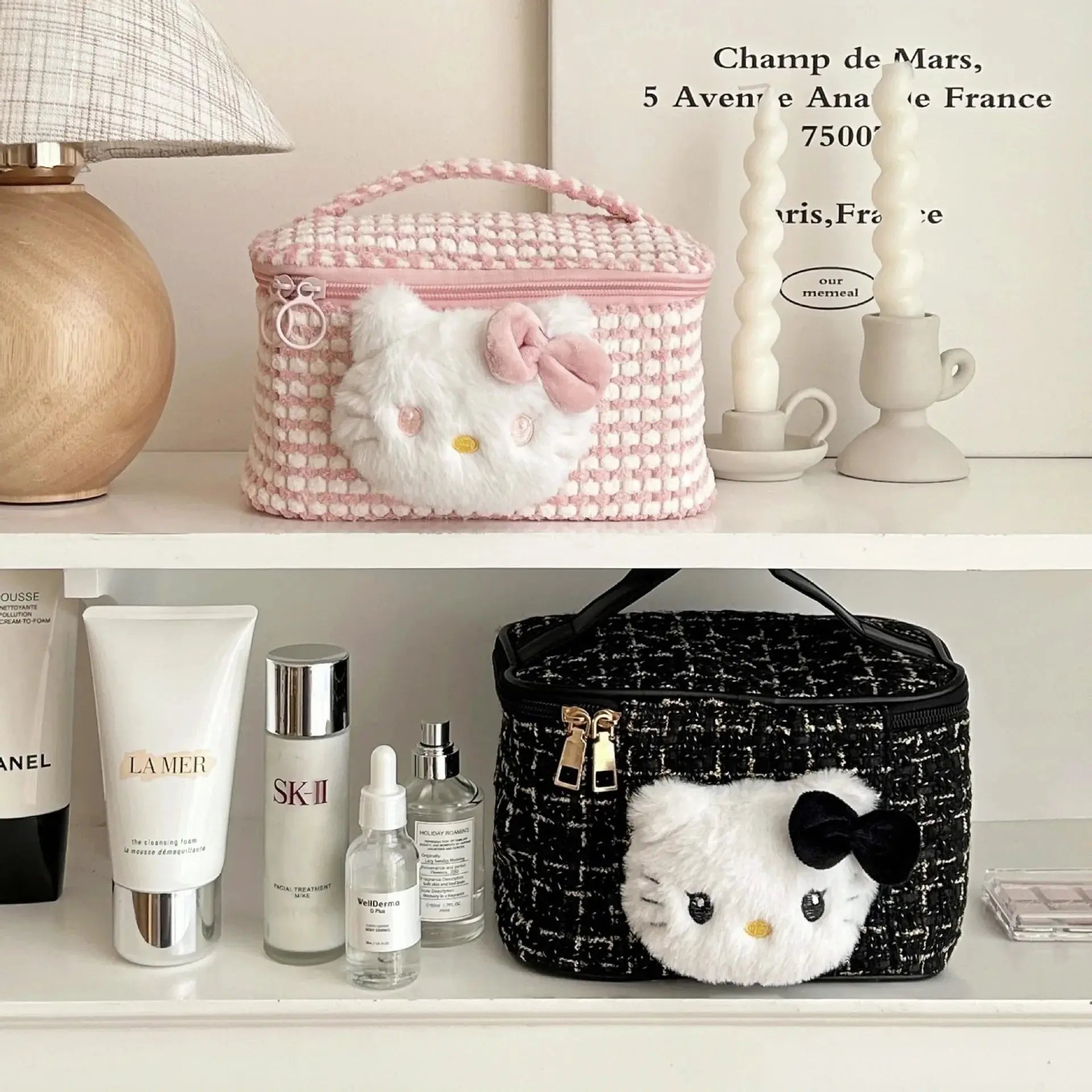 💄  Hello Kitty Glam Travel Makeup Bag Hello Kitty Store