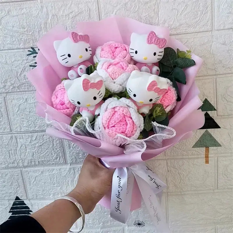 Hello Kitty Heartfelt Plush Rose Bouquet Hello Kitty Store