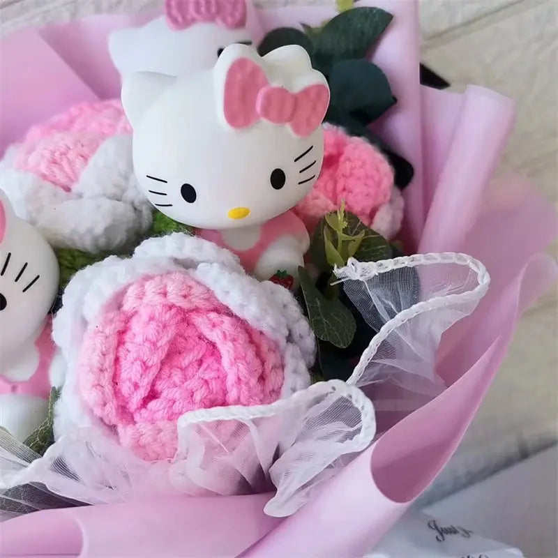 Hello Kitty Heartfelt Plush Rose Bouquet Hello Kitty Store