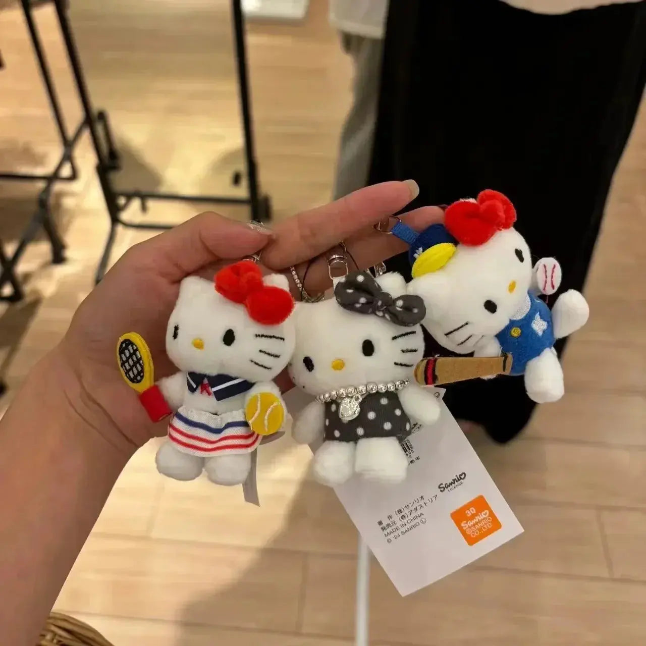 Hellokitty Tennis Limited Hellokitty Japanese Doll Bag Pendant Cute Schoolbag Accessories Girls Jewelry Gifts My Store