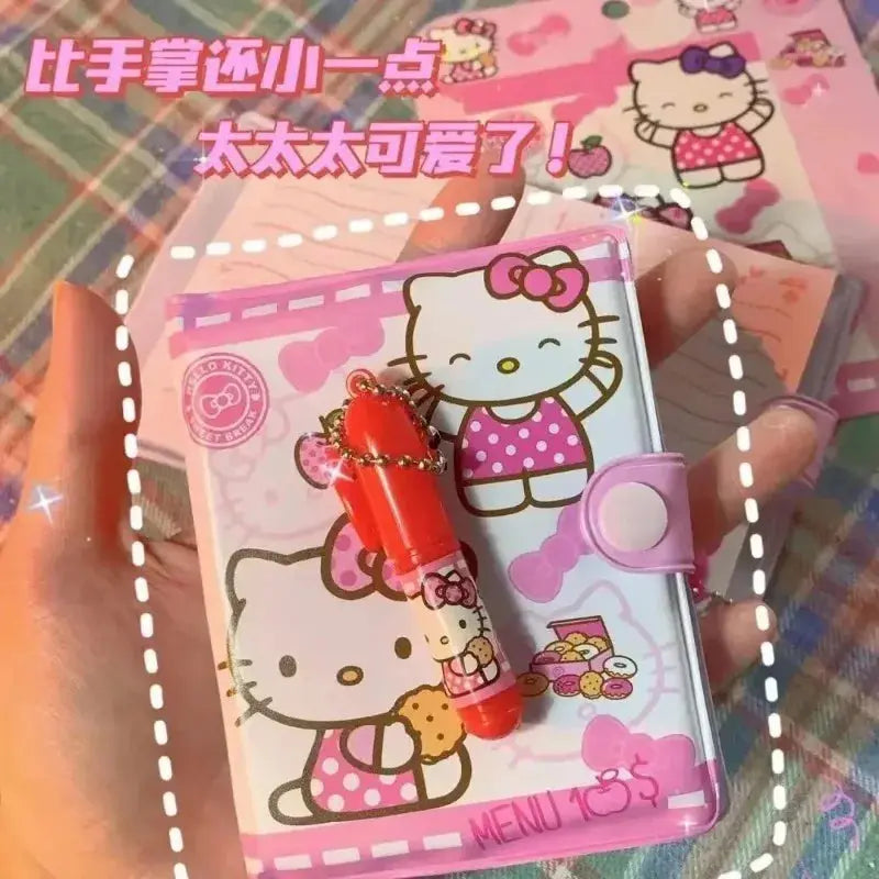 Hello Kitty Kawaii Stationery Set – Mini Notebook & Pen My Store