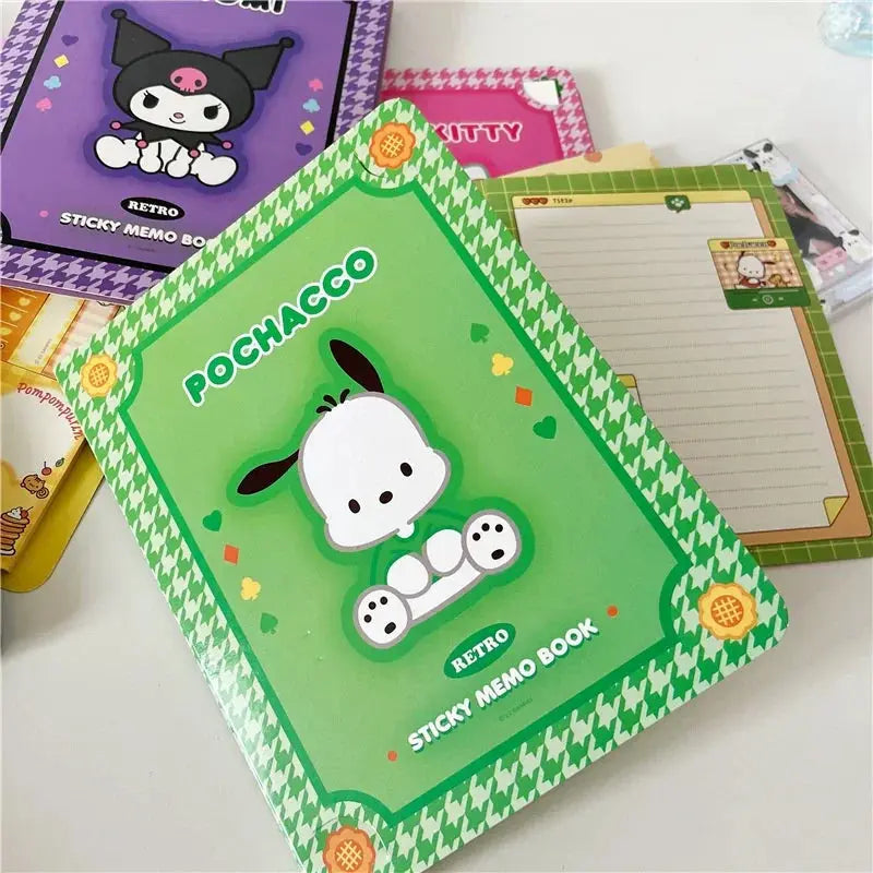 🐾 Kawaii Sanrio Sticky Notes – Hello Kitty, My Melody, Cinnamoroll &amp; Kuromi | Cute Memo Pads for School &amp; Office My Store