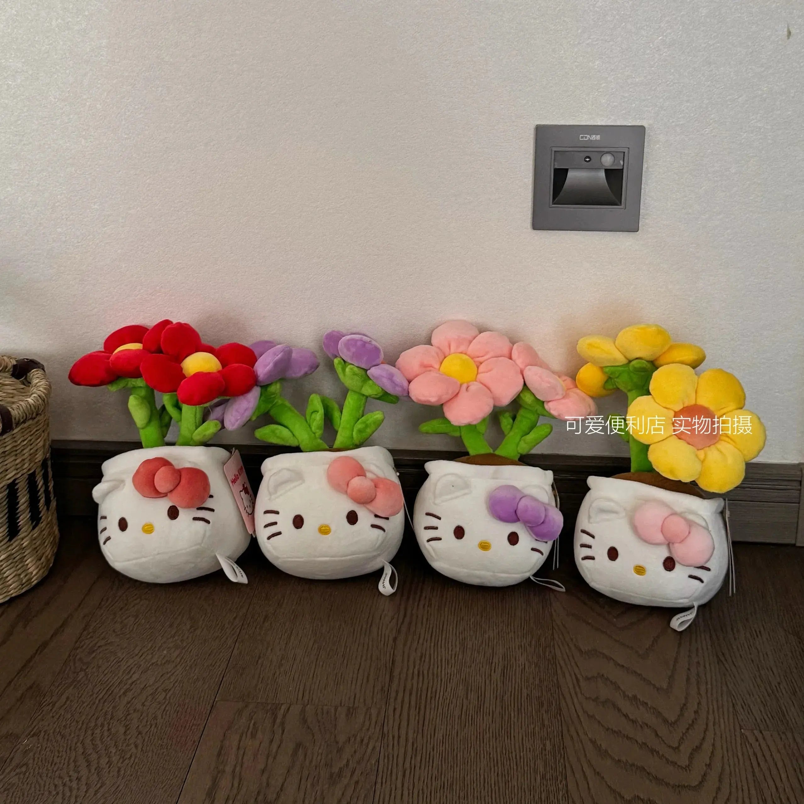 Sanrio Hello Kitty Plushie Stuffed Hello Kitty Potted Doll Doll Bouquet Toy Girl Gift Flower Ornaments Doll Child Gift My Store