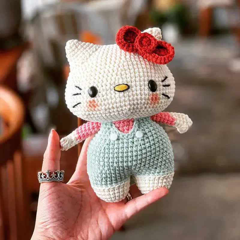 👜 Hello Kitty Cozy Yarn Keychain Charm Hello Kitty Store