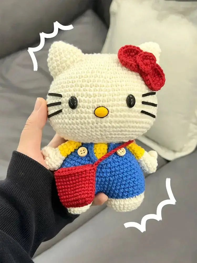 👜 Hello Kitty Cozy Yarn Keychain Charm Hello Kitty Store