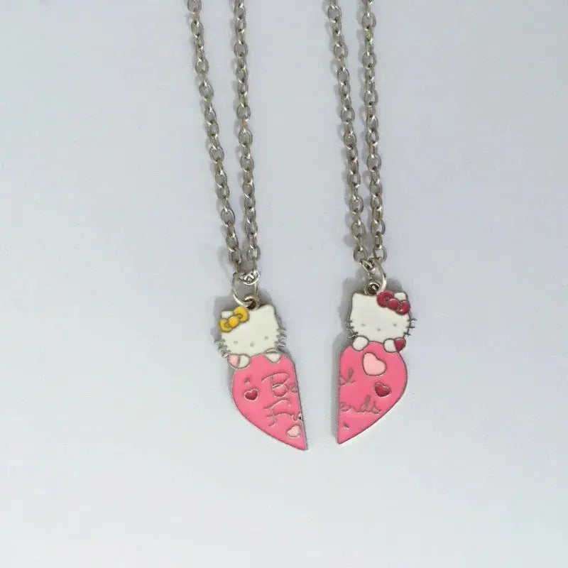 Kawaii Hello Kitty Necklace – Best Friend & Couple Gift My Store