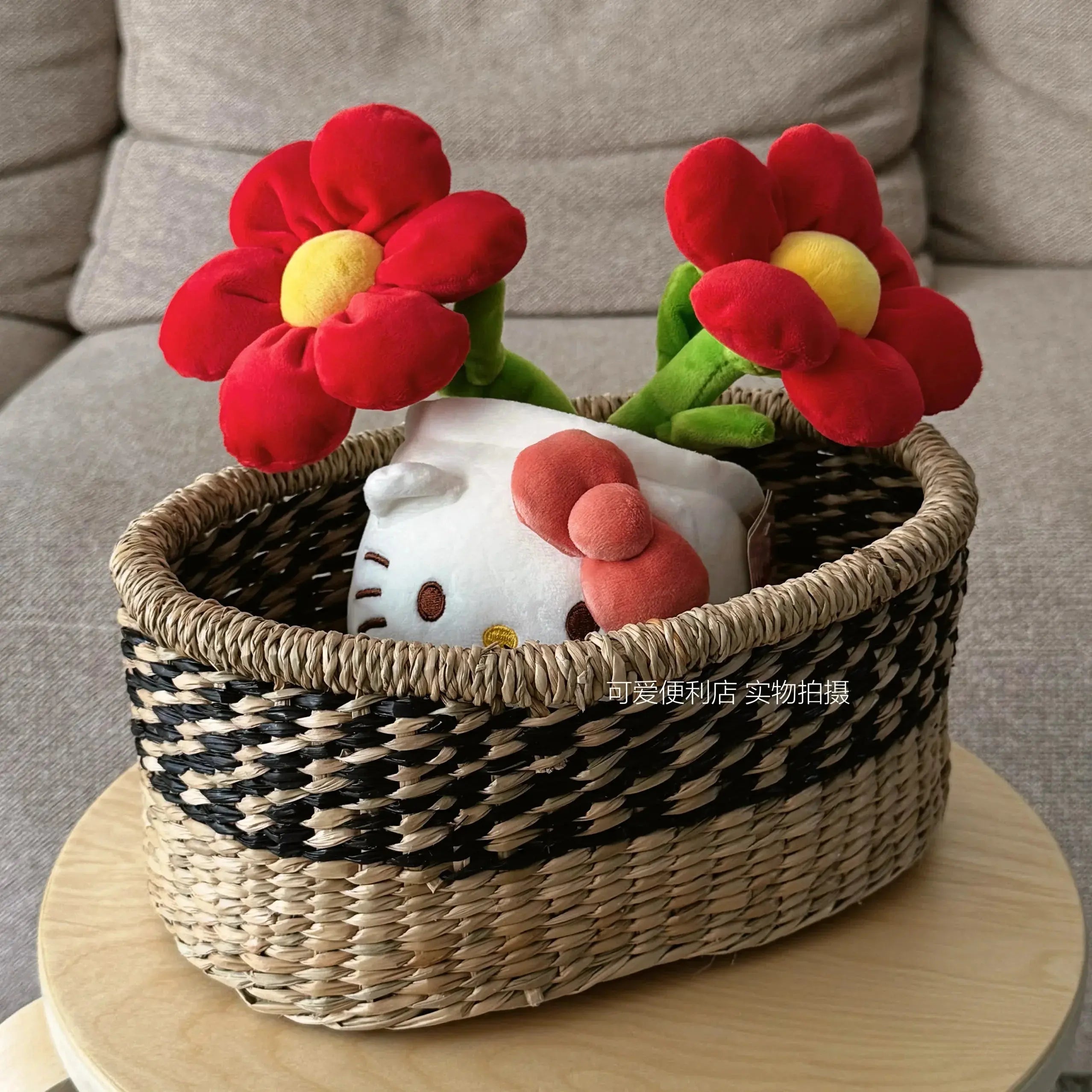 Sanrio Hello Kitty Plushie Stuffed Hello Kitty Potted Doll Doll Bouquet Toy Girl Gift Flower Ornaments Doll Child Gift My Store