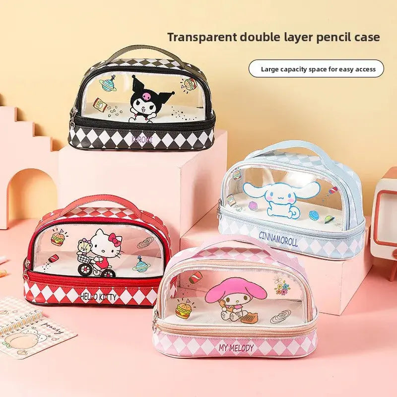Kawaii Kitty 3D Storage Pen Bag My Store