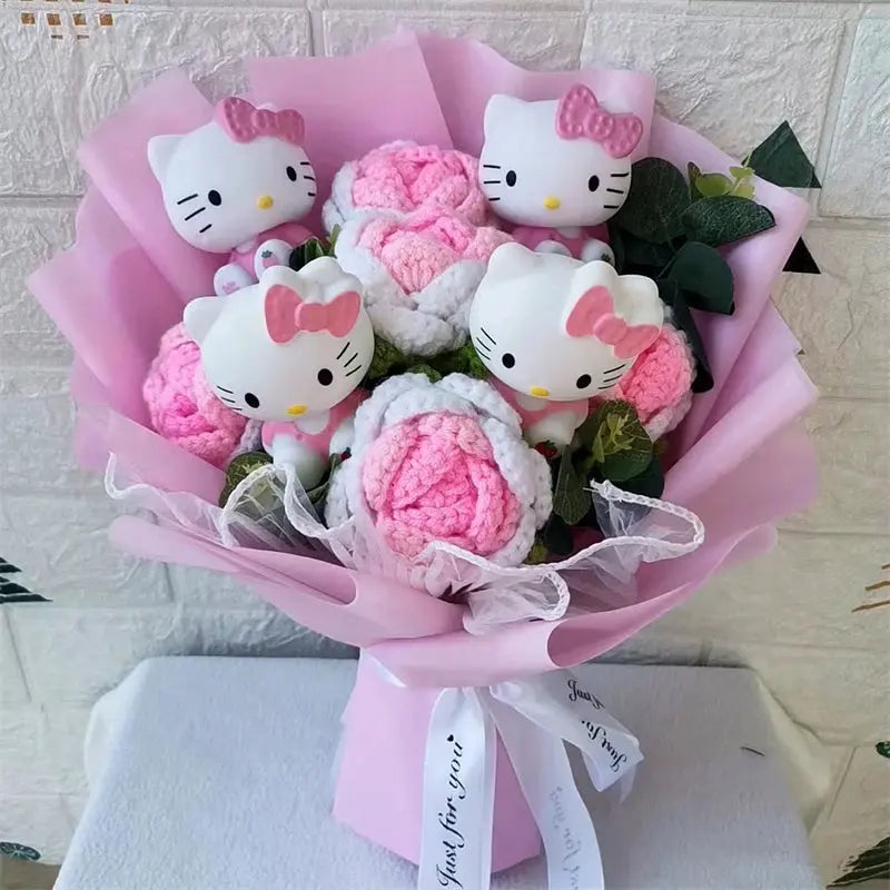 Hello Kitty Heartfelt Plush Rose Bouquet Hello Kitty Store