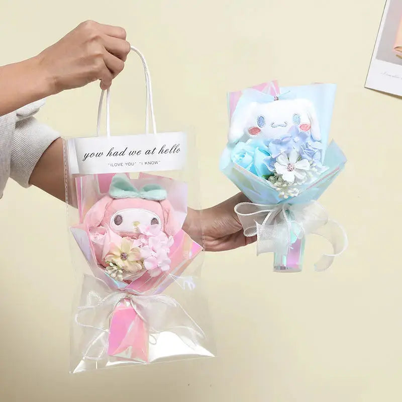💐  Hello Kitty Romantic Plush Flower Bouquet Hello Kitty Store
