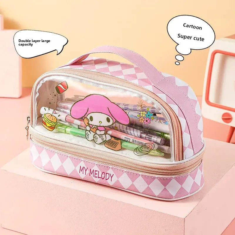 Kawaii Kitty 3D Storage Pen Bag My Store