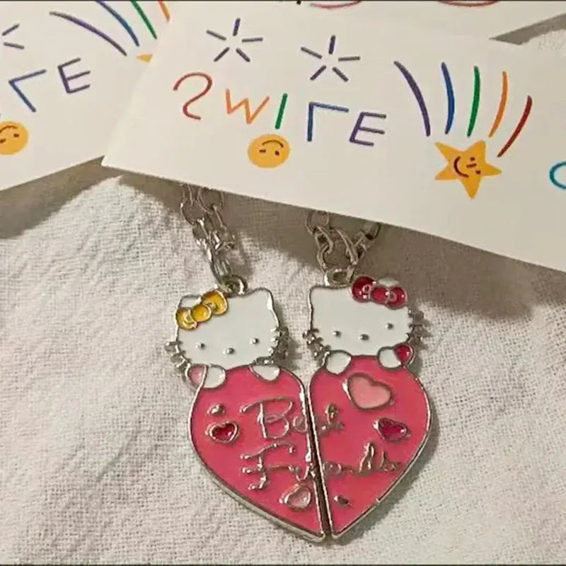 Kawaii Hello Kitty Necklace – Best Friend & Couple Gift My Store