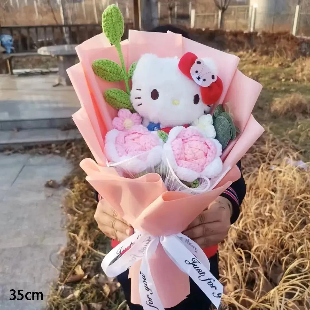Hello Kitty Heartfelt Plush Rose Bouquet Hello Kitty Store
