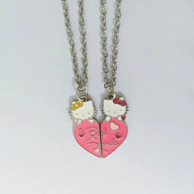 Kawaii Hello Kitty Necklace – Best Friend & Couple Gift My Store