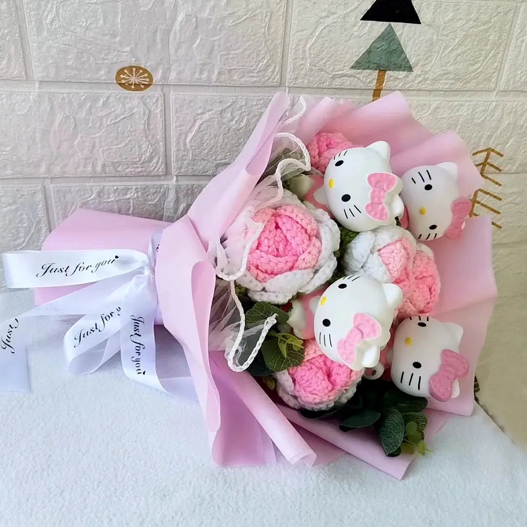 Hello Kitty Heartfelt Plush Rose Bouquet Hello Kitty Store
