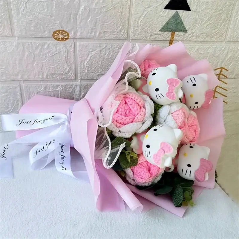Hello Kitty Heartfelt Plush Rose Bouquet Hello Kitty Store