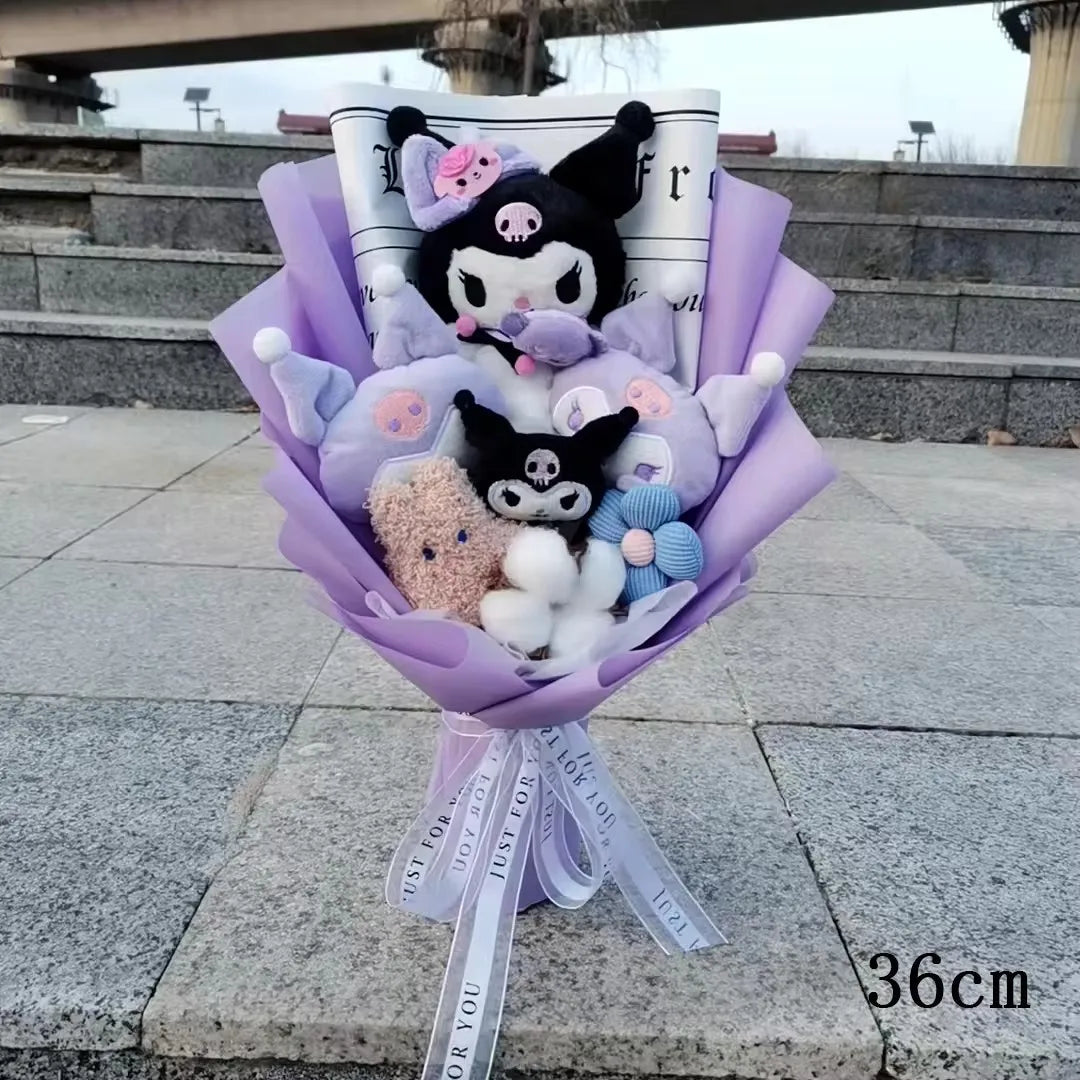 Hello Kitty Heartfelt Plush Rose Bouquet Hello Kitty Store