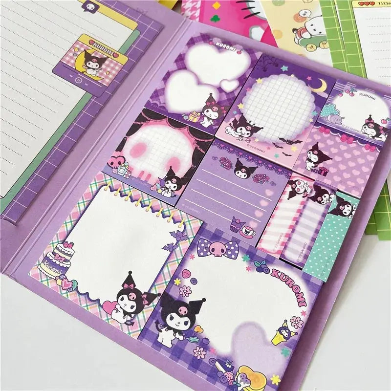 🐾 Kawaii Sanrio Sticky Notes – Hello Kitty, My Melody, Cinnamoroll &amp; Kuromi | Cute Memo Pads for School &amp; Office My Store