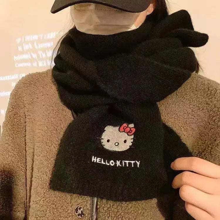 🎬 Hello Kitty & My Melody  Plush Duo Winter Scarf Hello Kitty Store