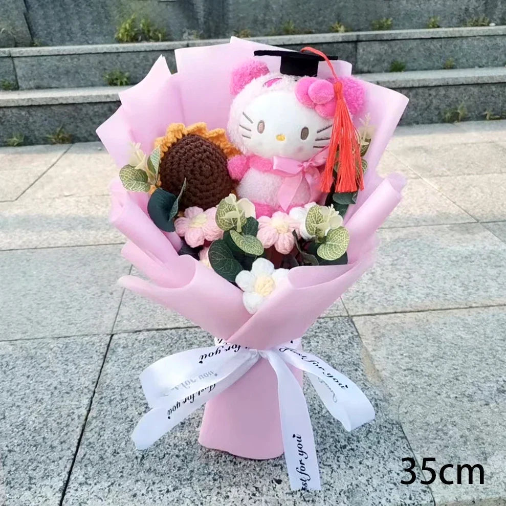 Hello Kitty Heartfelt Plush Rose Bouquet Hello Kitty Store