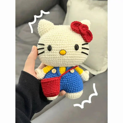 👜 Hello Kitty Cozy Yarn Keychain Charm Hello Kitty Store