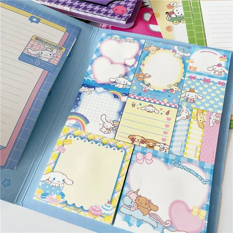 🐾 Kawaii Sanrio Sticky Notes – Hello Kitty, My Melody, Cinnamoroll &amp; Kuromi | Cute Memo Pads for School &amp; Office My Store