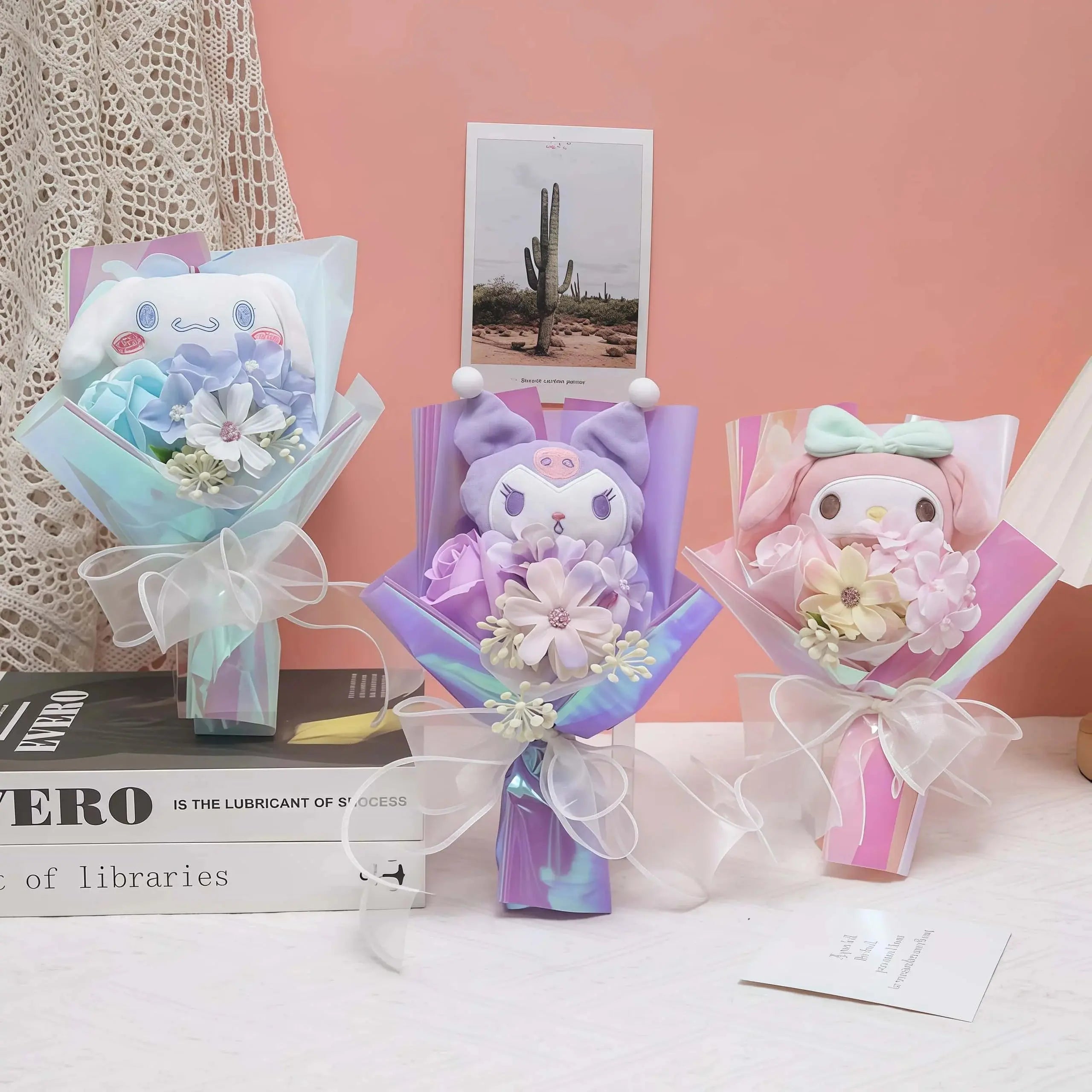 💐  Hello Kitty Romantic Plush Flower Bouquet Hello Kitty Store