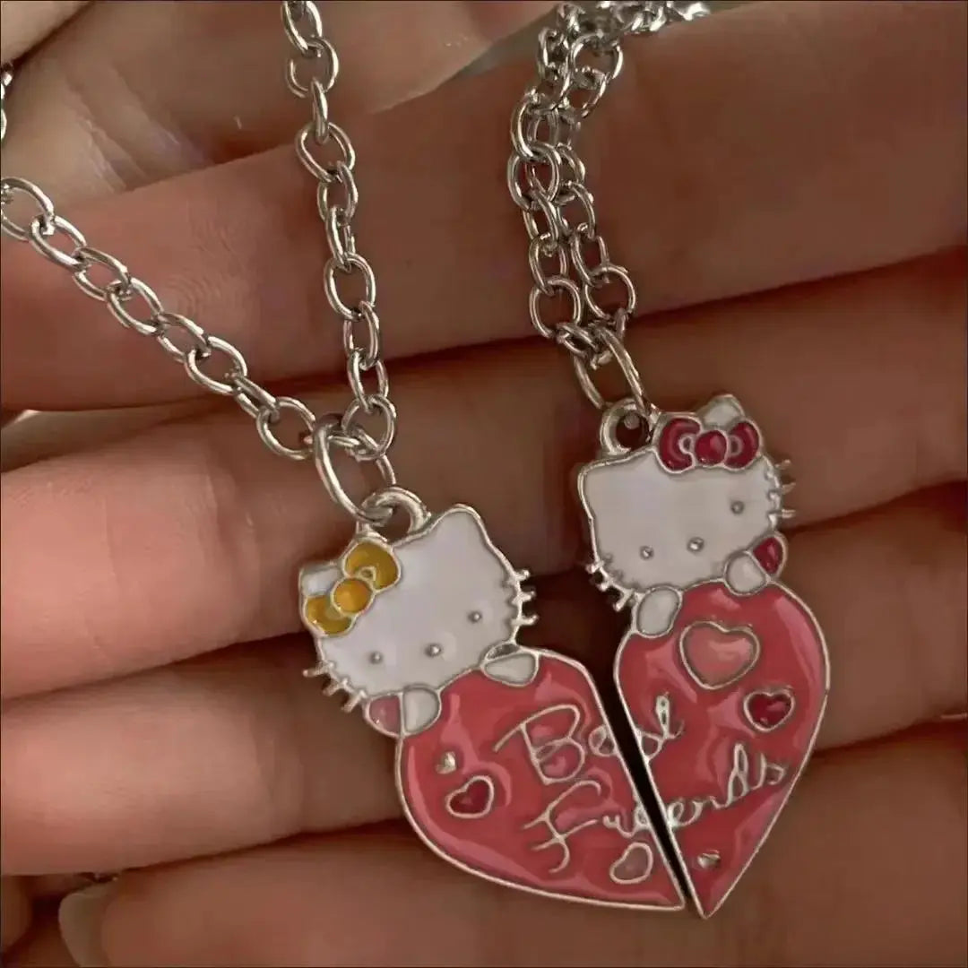 Kawaii Hello Kitty Necklace – Best Friend & Couple Gift My Store