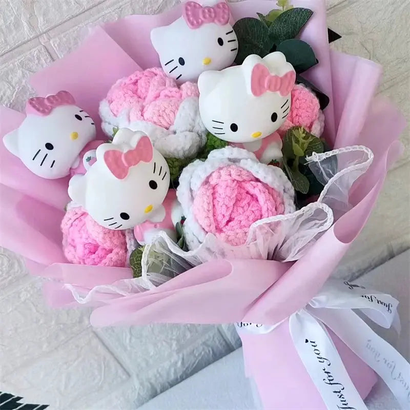 Hello Kitty Heartfelt Plush Rose Bouquet Hello Kitty Store