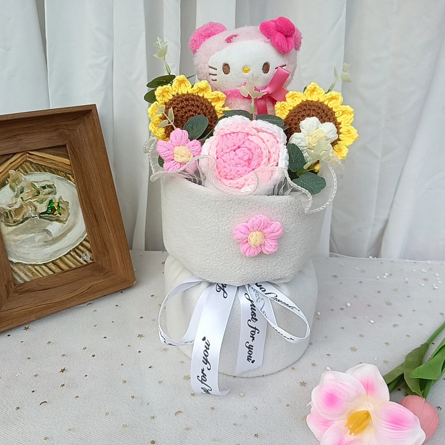 Hello Kitty Heartfelt Plush Rose Bouquet Hello Kitty Store