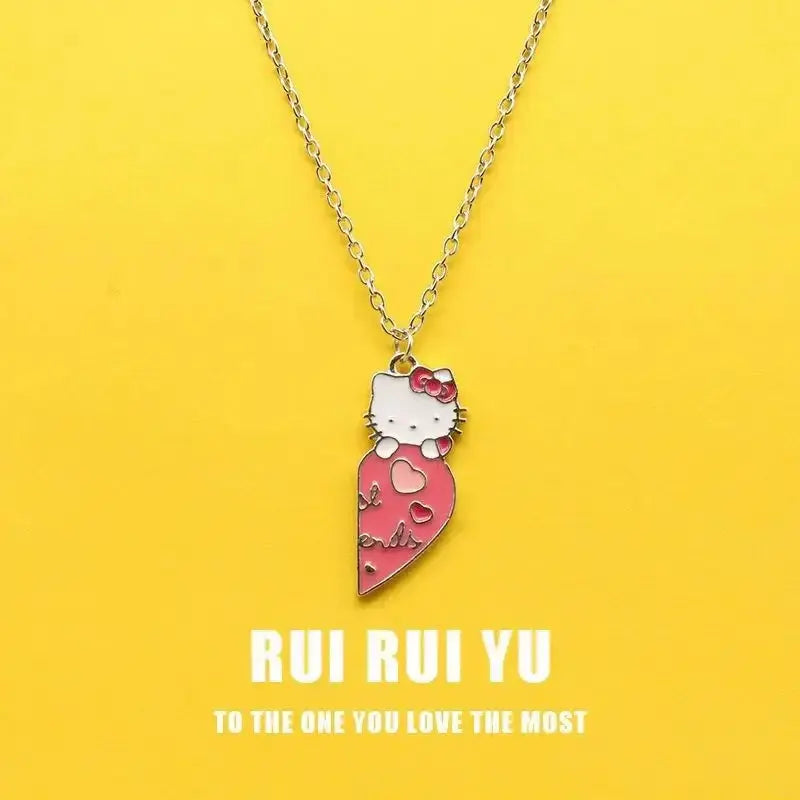 Kawaii Hello Kitty Necklace – Best Friend & Couple Gift My Store