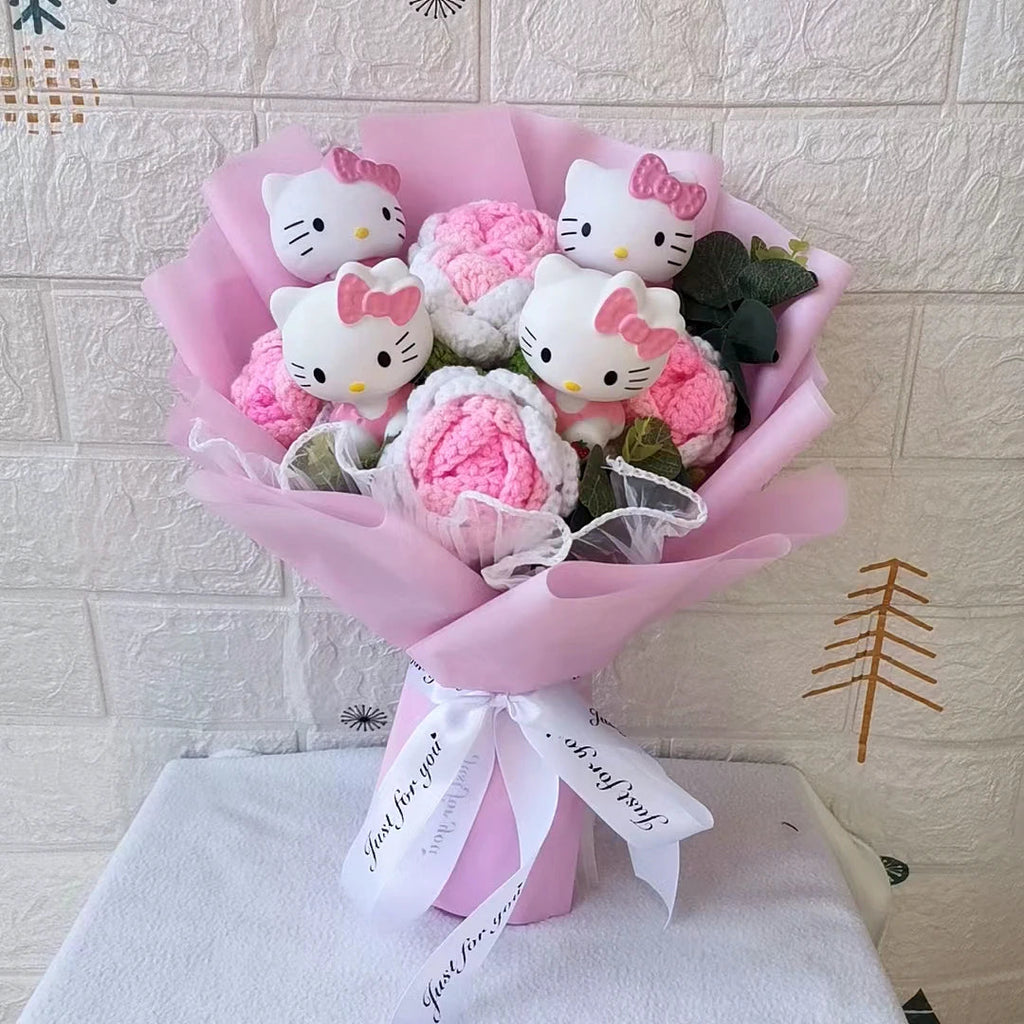 Hello Kitty Heartfelt Plush Rose Bouquet Hello Kitty Store