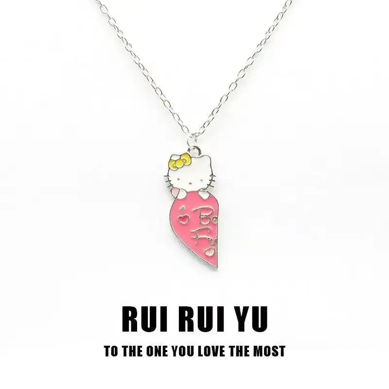 Kawaii Hello Kitty Necklace – Best Friend & Couple Gift My Store