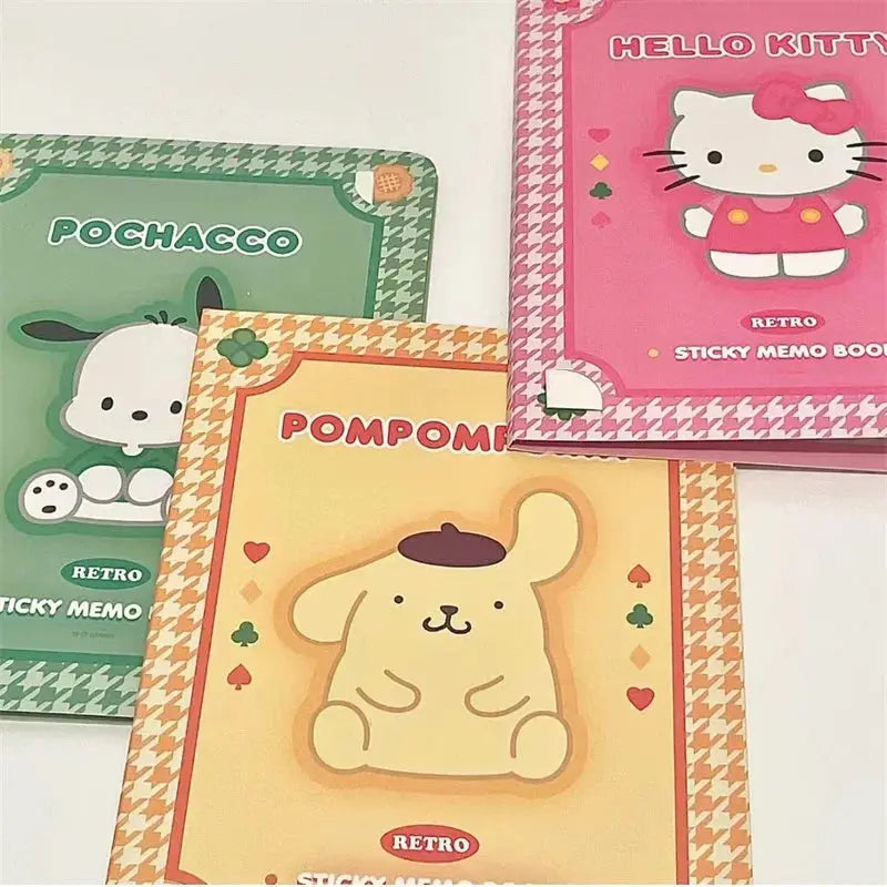 🐾 Kawaii Sanrio Sticky Notes – Hello Kitty, My Melody, Cinnamoroll &amp; Kuromi | Cute Memo Pads for School &amp; Office My Store