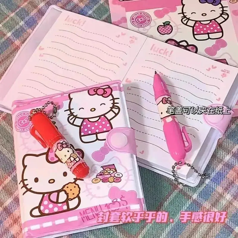 Hello Kitty Kawaii Stationery Set – Mini Notebook & Pen My Store