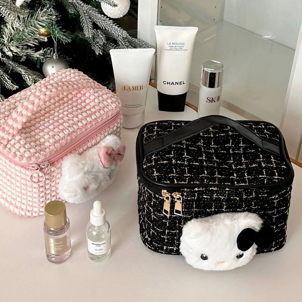 💄  Hello Kitty Glam Travel Makeup Bag Hello Kitty Store