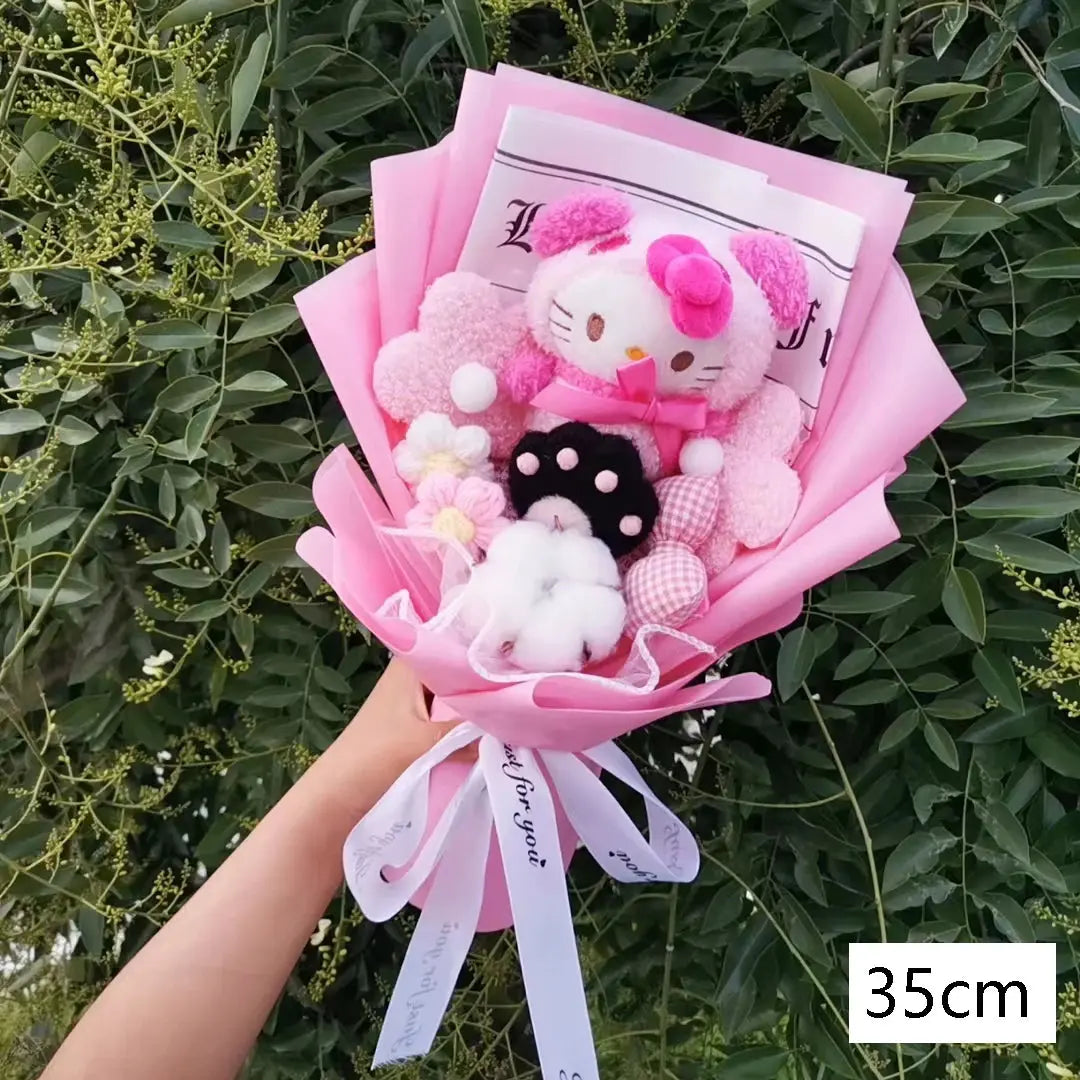 Hello Kitty Heartfelt Plush Rose Bouquet Hello Kitty Store