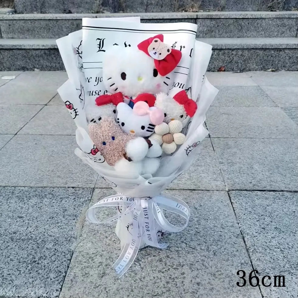 Hello Kitty Heartfelt Plush Rose Bouquet Hello Kitty Store