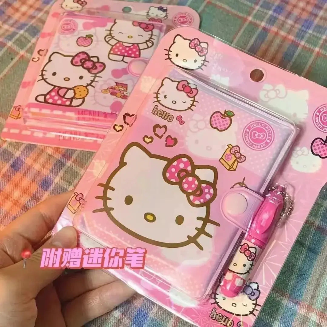 Hello Kitty Kawaii Stationery Set – Mini Notebook & Pen My Store