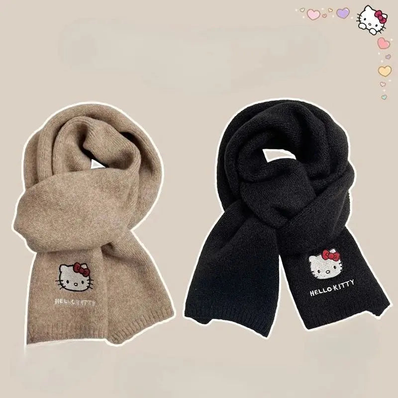 🎬 Hello Kitty & My Melody  Plush Duo Winter Scarf Hello Kitty Store