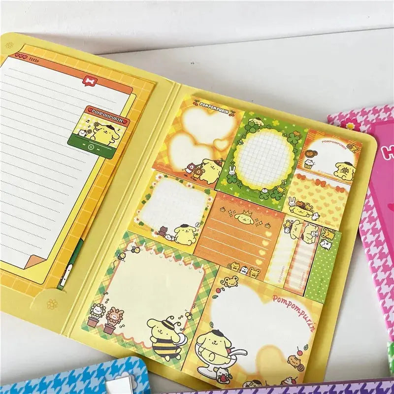 🐾 Kawaii Sanrio Sticky Notes – Hello Kitty, My Melody, Cinnamoroll &amp; Kuromi | Cute Memo Pads for School &amp; Office My Store