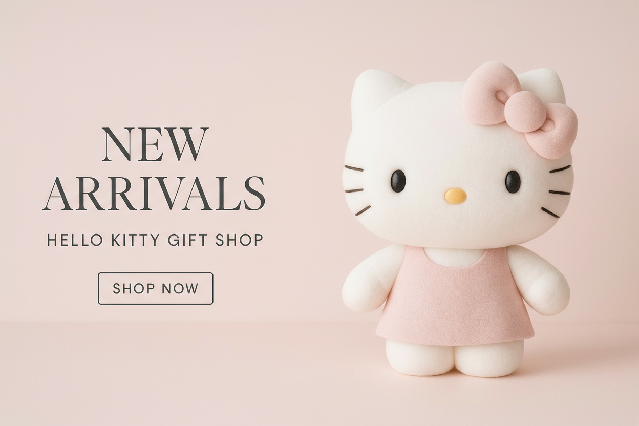 Mobile-optimized Hello Kitty banner